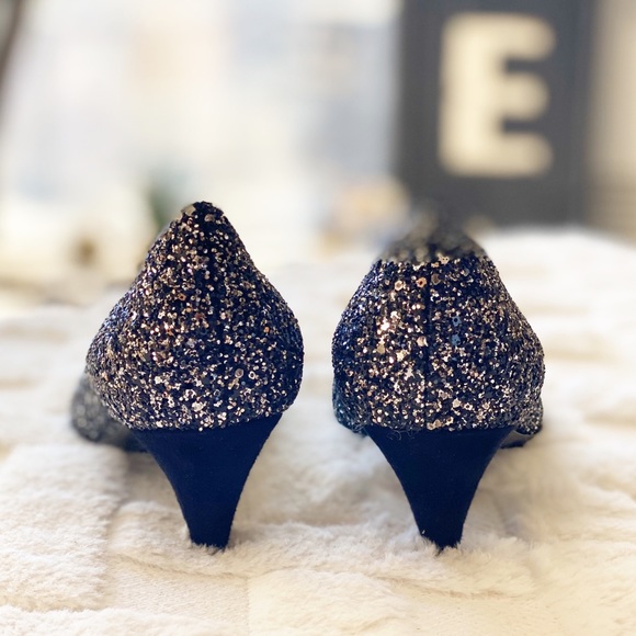 SAINT LAURENT glitter kitten heels- brand new - Picture 6 of 6